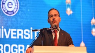 Ege Üniversitesinin gönül sofrasına Bakan Kasapoğlu da katıldı