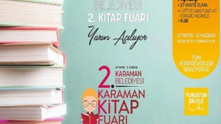 Karaman Kitap Fuarı Yarın Açılıyor