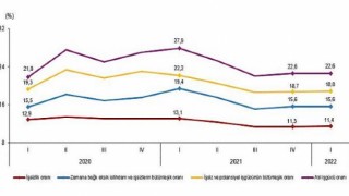 Mevsim etkisinden arındırılmış işsizlik oranı 11,4 seviyesinde gerçekleşti