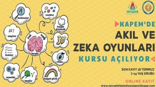 Nevşehir Belediyesi Kapem’de Çocuklar İçin Akıl ve Zeka Oyunları Kursu Başlıyor