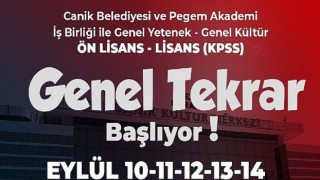 Canik Belediyesi Ücretsiz KPSS Eğitim Programı Düzenleyecek