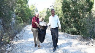 Kemer Belediyesi ve Ketob İş Birliğinde Çalış Tepesinde Çevre Temizliği Yapıldı