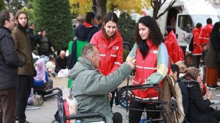 Kızılay Düzce’de deprem sonrası destek çalışmalarını sürdürüyor