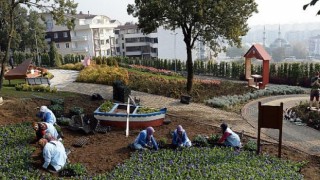 Macera Bursa Kış Çiçekleriyle Yenileniyor