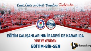 Eğitim-Bir-Sen Yine Açık Ara Yetkili